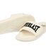 Womens/ladies Logo Sliders Beige Black Everlast-4