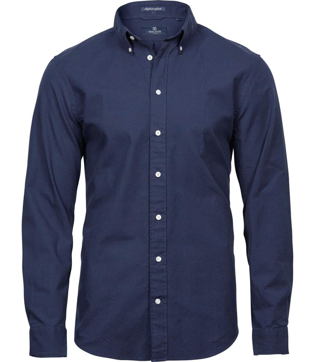 Chemise homme Oxford - 4000 - bleu marine - manches longues