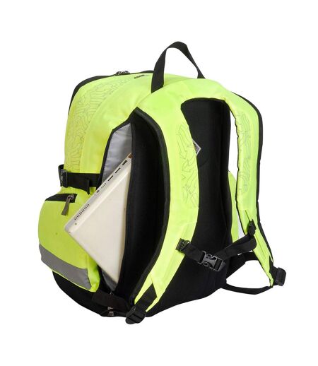 Shugon London Pro Hi-Vis Backpack (Pack of 2) (Hi-Vis Yellow) (One Size) - UTBC4161
