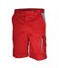 Short De Travail Adulte Rouge Gris Carson Contrast-1