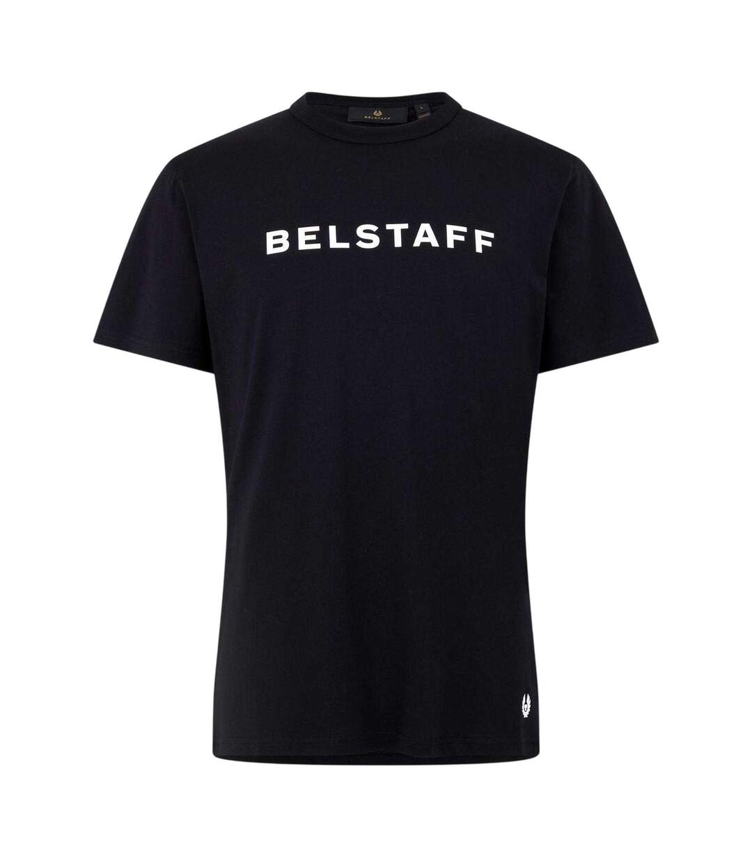 Mens Logo T-shirt Black Belstaff-1