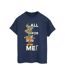 Disney Womens/Ladies Mickey Mouse Presents All For Me - T-shirt boyfriend en coton (Bleu marine) - UTBI39295-1
