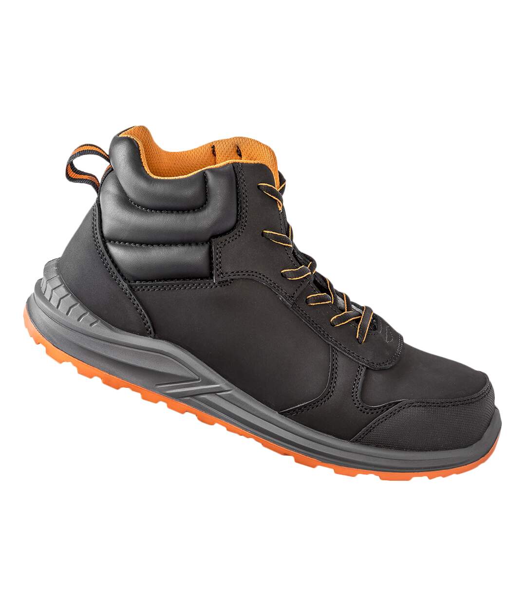 Bottines De Sécurité Stirling Adulte Noir Gris Orange WORK-GUARD By Result-2
