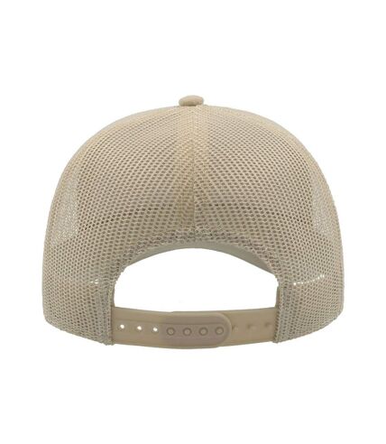 Casquette trucker rapper beige Atlantis