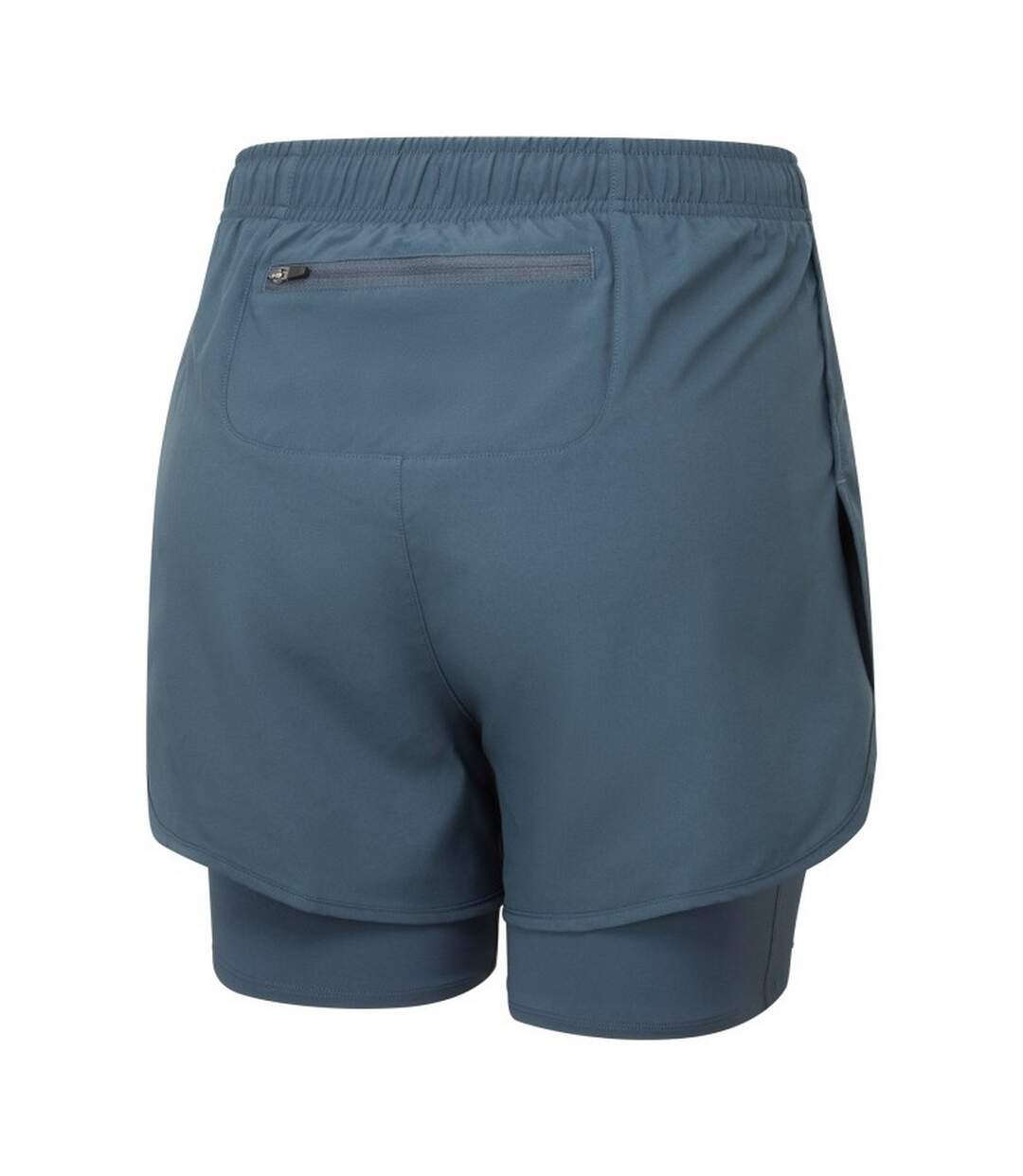 Womens/ladies Core Twin Shorts Haze Ronhill-2