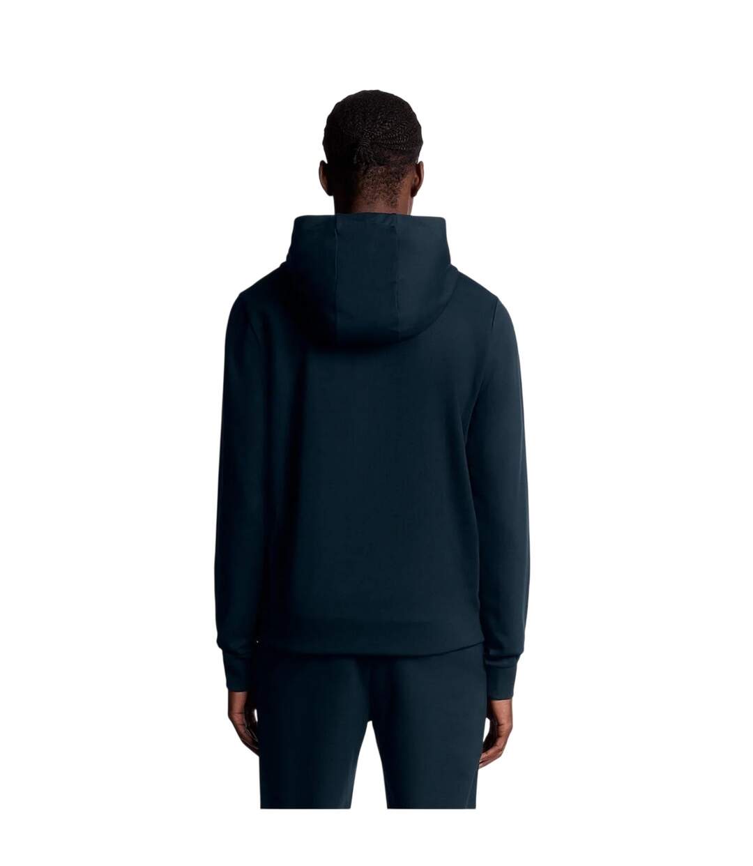 Mens Fly Fleece Full Zip Hoodie Dark Navy Lyle & Scott-3