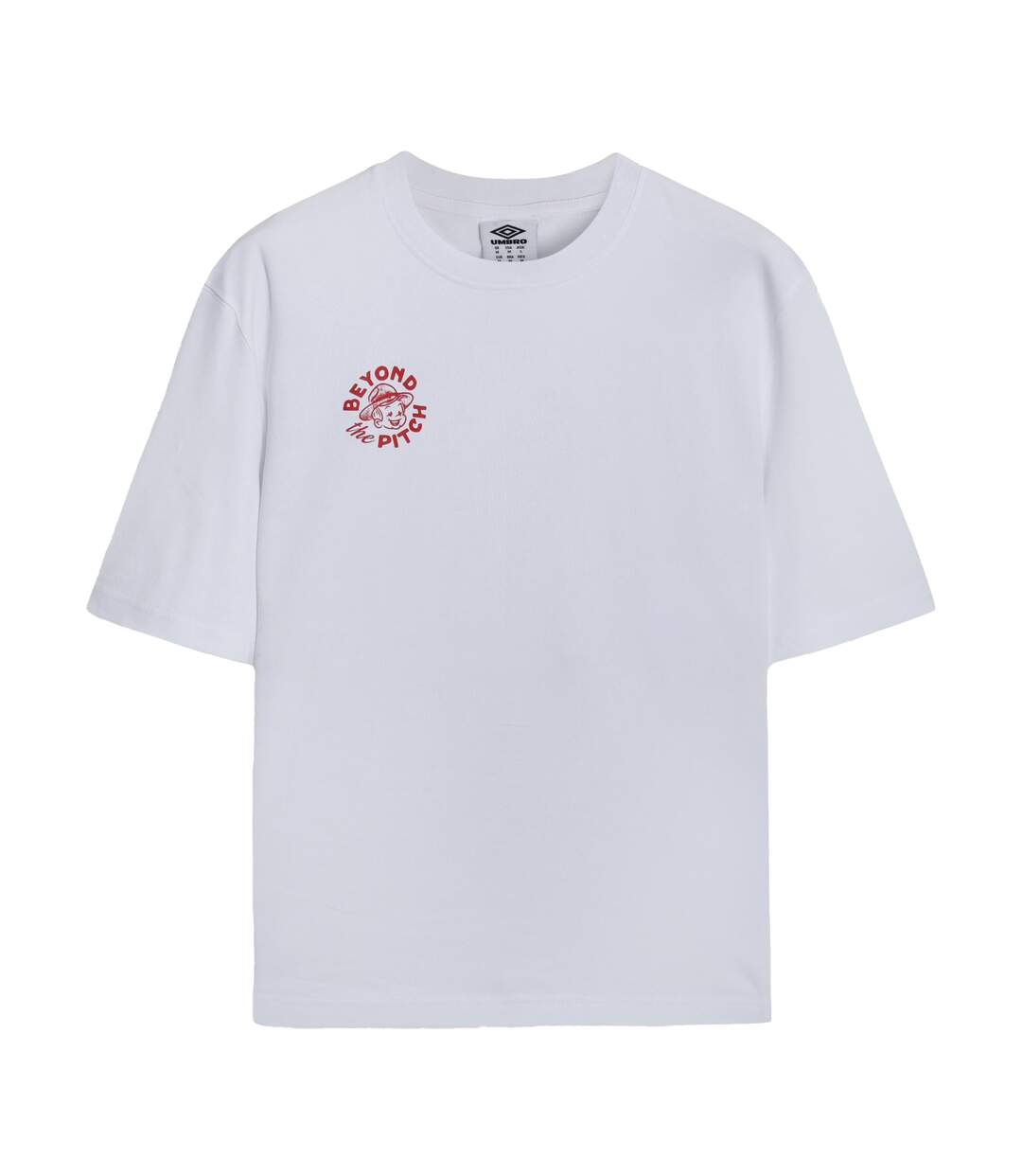 Mens Sam Scout T-shirt Brilliant White Umbro-1