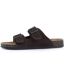 Isotoner Sandales homme à doubles brides ultra confortables, semelle intérieure cuir-4