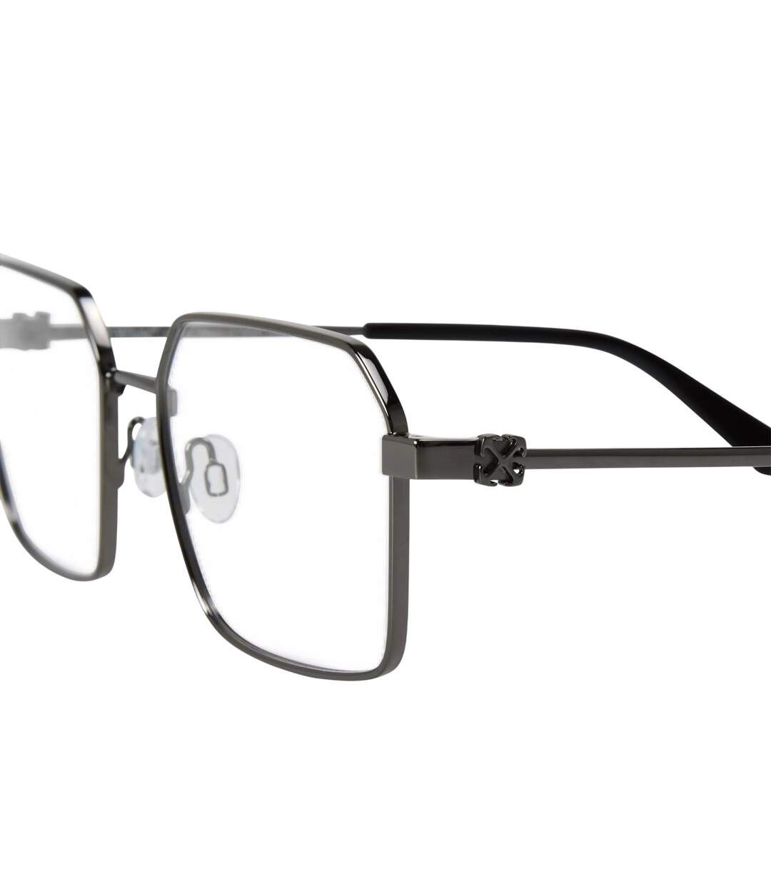 Unisex Adult Style 8q Glasses One Size Gunmetal Off White-3
