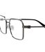 Unisex Adult Style 8q Glasses One Size Gunmetal Off White-3