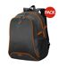 Lot de 2  Osaka sac à dos basique 30 litres taille unique noir/orange Shugon-1