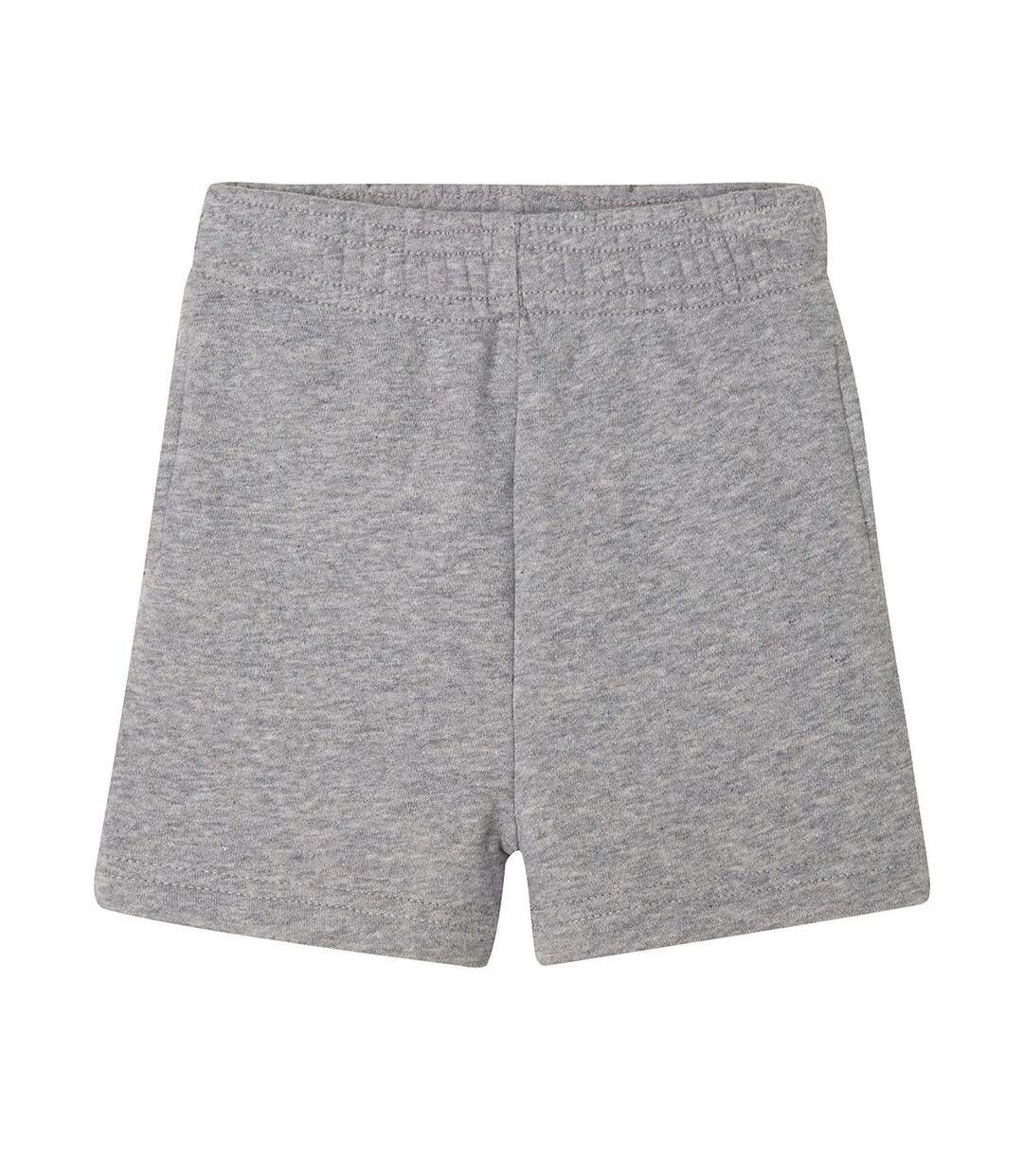Short essential enfant gris chiné chiné Babybugz-1