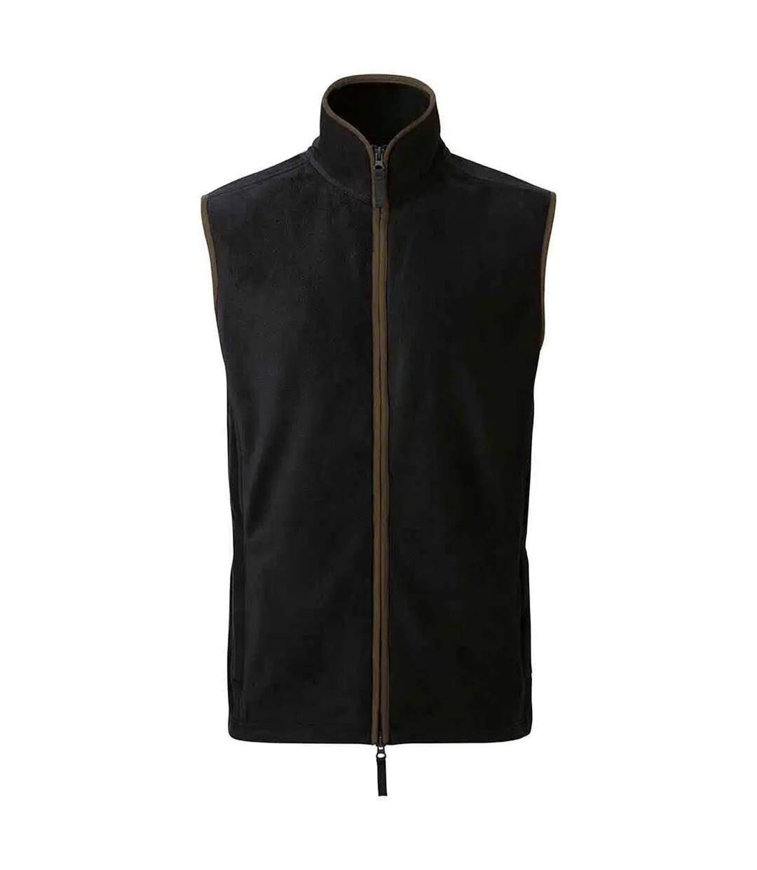 Veste Sans Manches Artisan Homme Noir Marron Premier-2