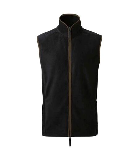 Veste Sans Manches Artisan Homme Noir Marron Premier