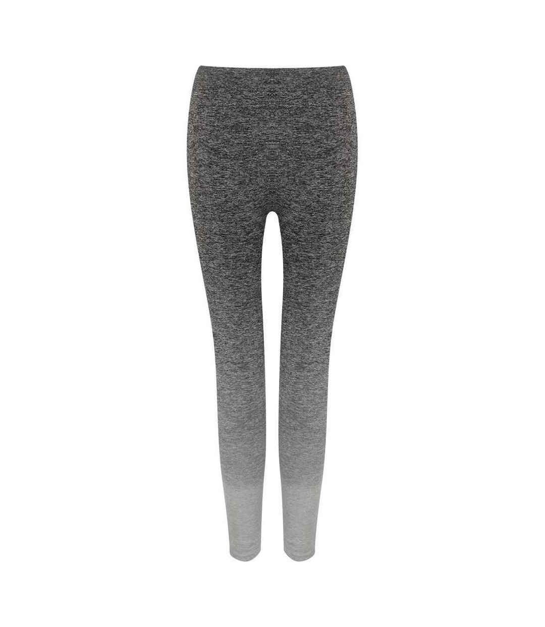 Legging femme gris foncé / gris clair chiné Tombo-2