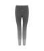 Womens/ladies fade seamless leggings dark grey/light grey marl Tombo