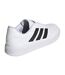 Baskets Courtblock Homme Blanc Noir Adidas-2