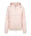 Womens/ladies basic pullover jacket light pink Build Your Brand