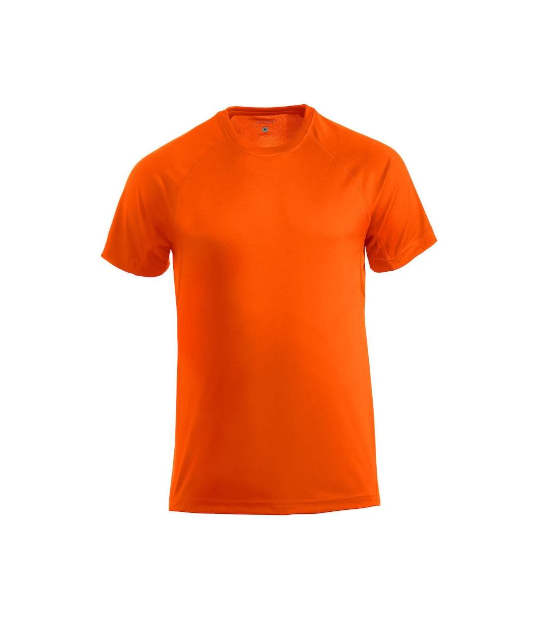T-shirt Premium Homme Orange Fluo Clique-1