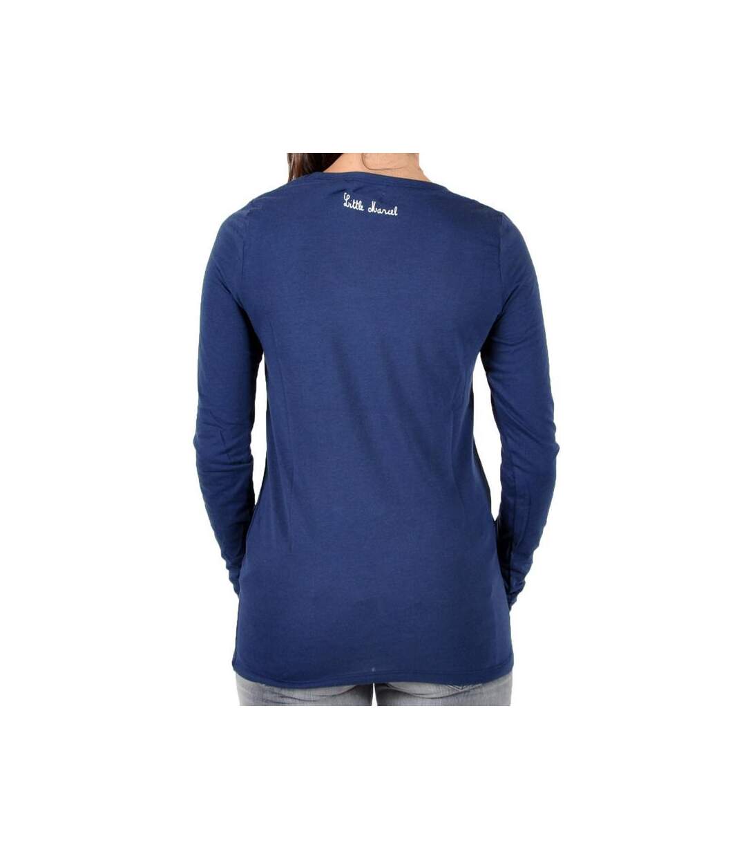 Tee Shirt Little Marcel Twix Uni Bleu Peacoat-2