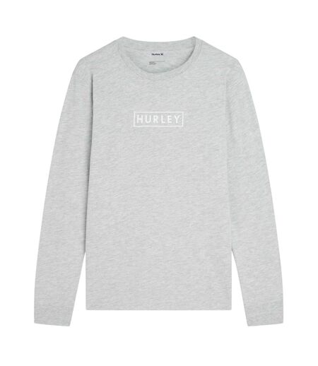 T-shirt Motif/style Logo Rectangulaire Homme Gris Hurley