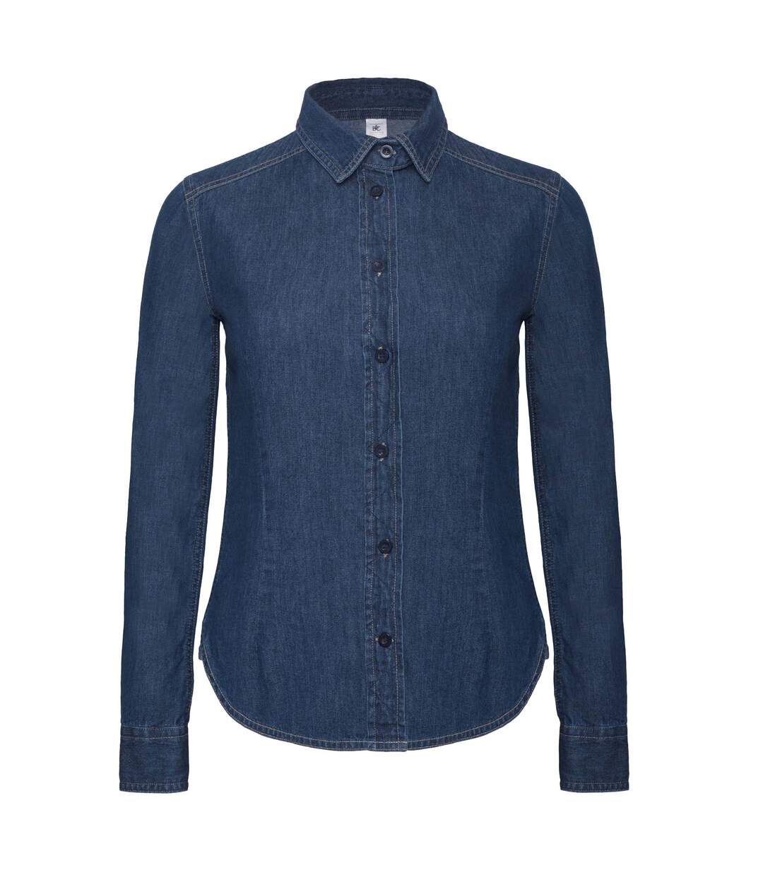 Ladies blue best sale denim shirt