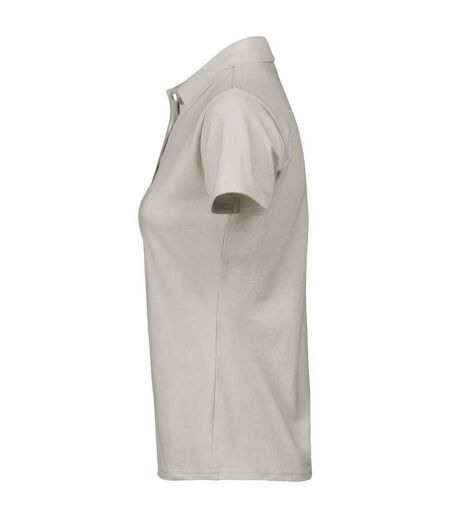 Womens/ladies Luxury Stretch Polo Shirt Cement Tee Jays