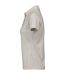 Womens/ladies Luxury Stretch Polo Shirt Cement Tee Jays-3