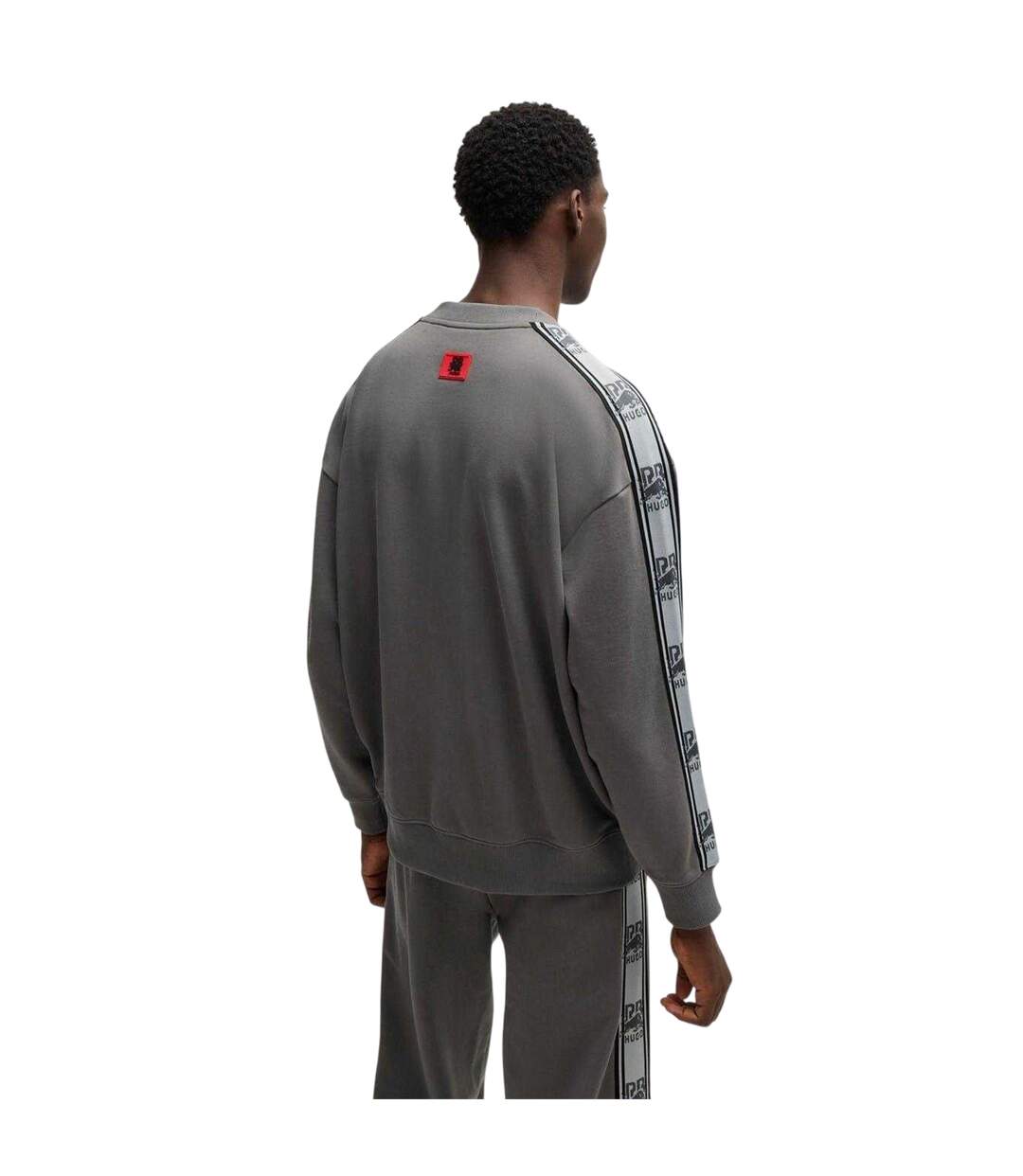 Sweat Red Label Homme Gris Hugo-3