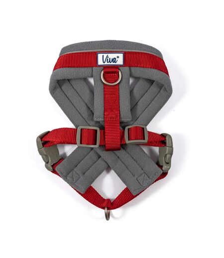 Viva padded dog harness smallchest: 36cm-42cm red Ancol