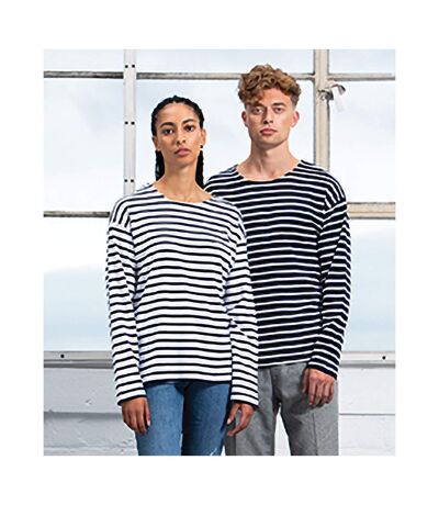 T-shirt Adulte Bleu Marine Blanc One By Mantis