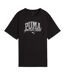 Unisex Adult Relaxed Fit Short-sleeved T-shirt Black Puma-3