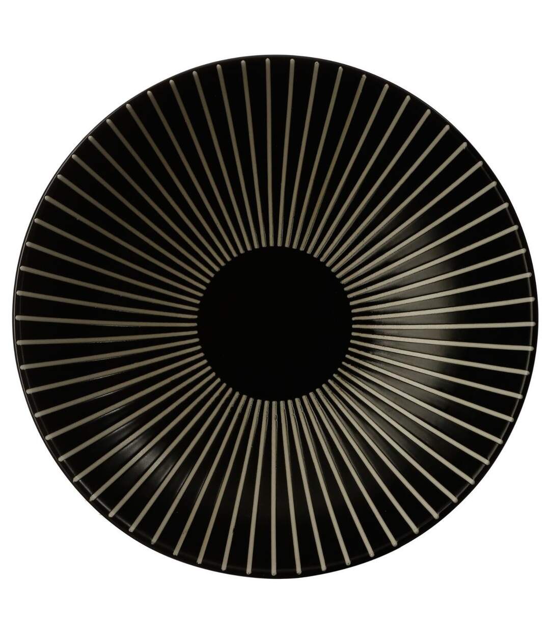 Lot de 6 Assiettes Creuses Sun 19cm Noir-1