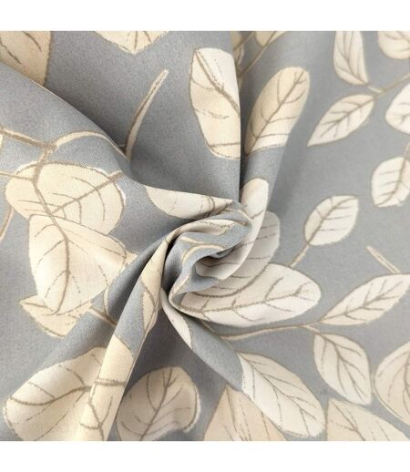 Housse de couette percale de coton LISON GRIS