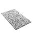 Tapis de Bain Friza 45x75cm Blanc & Gris-2