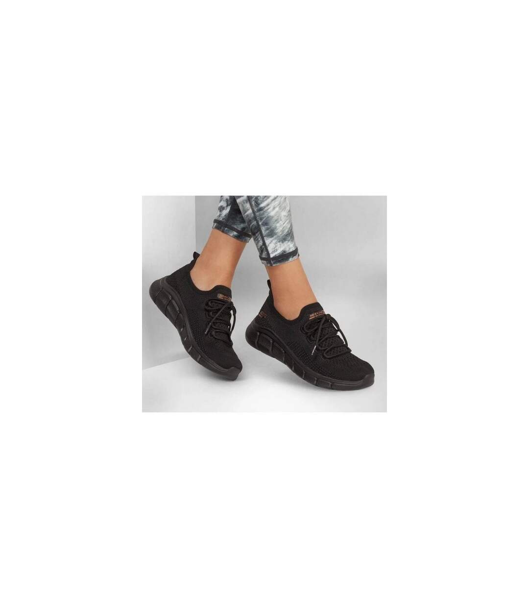 Chaussures Bobs B Flex Femme Noir Skechers-1