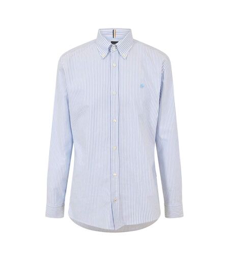 Chemise À Boutons Manches Longues H-roan Homme Bleu Pastel Boss