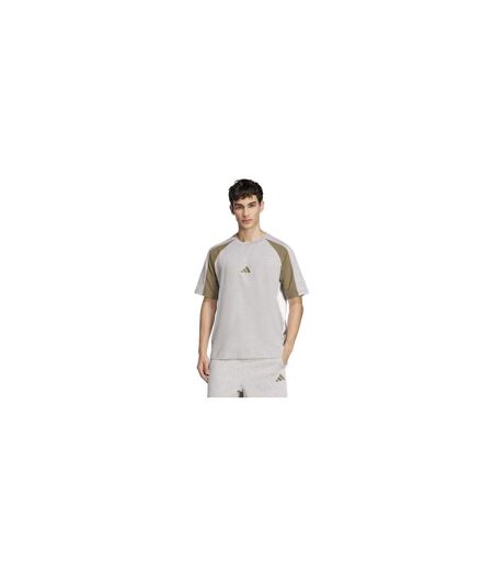 T-shirt Motif/style Blocs De Couleurs Essentials Homme Gris Chiné Chiné Adidas