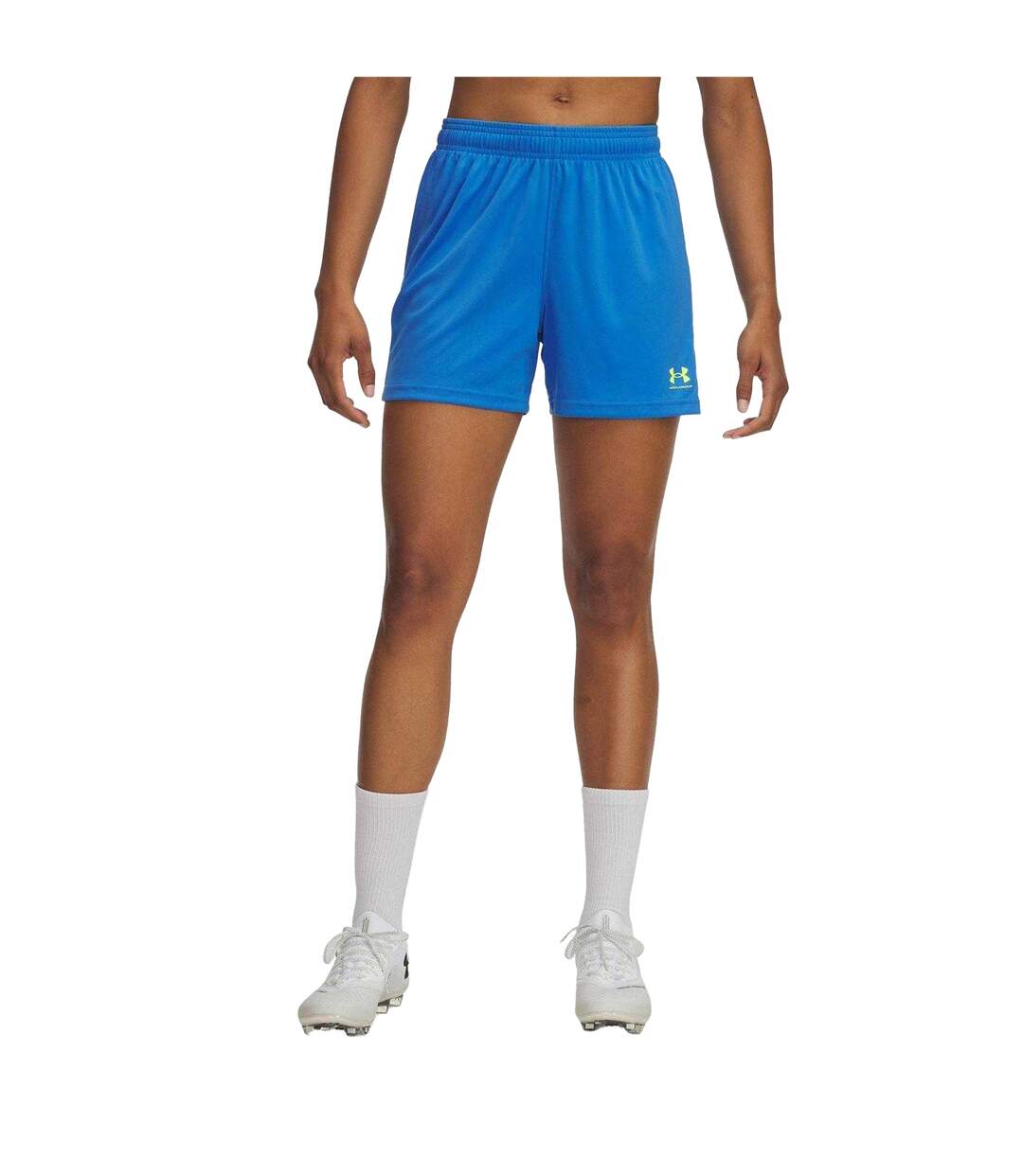 Womens/ladies Football Shorts Blue Under Armour-2