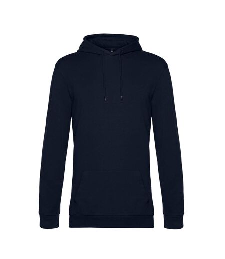 Sweat À Capuche Motif/style Uni Homme Bleu Marine B&C