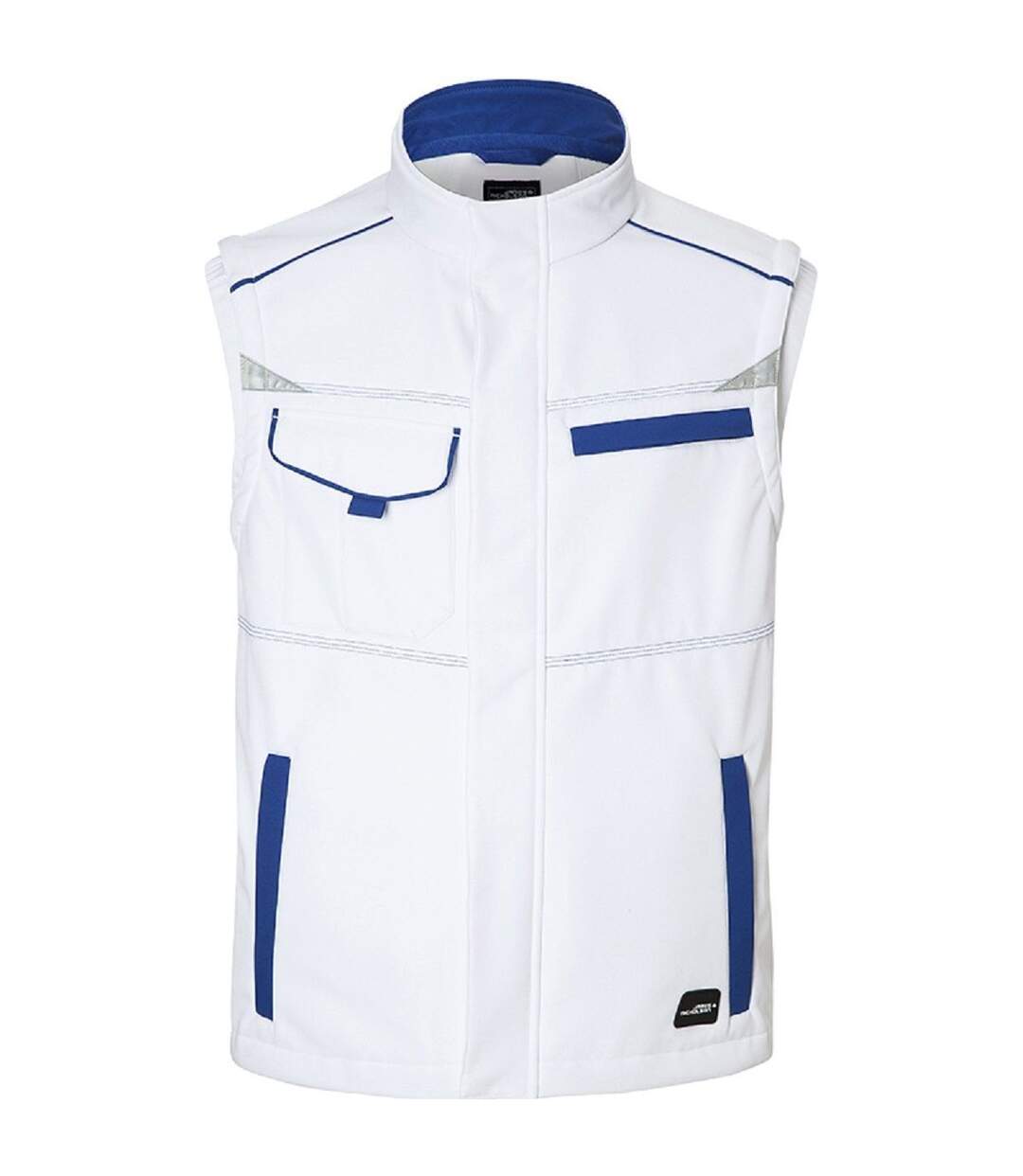 Bodywarmer softshell unisexe - JN852 - blanc-1