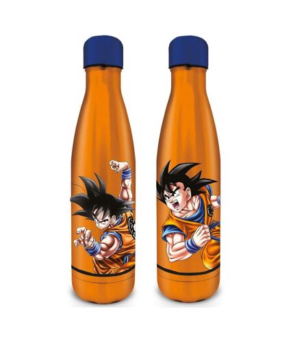 Dragon Ball Z Goku Metal 540ml Water Bottle (Orange/Blue) (One Size) - UTPM8135