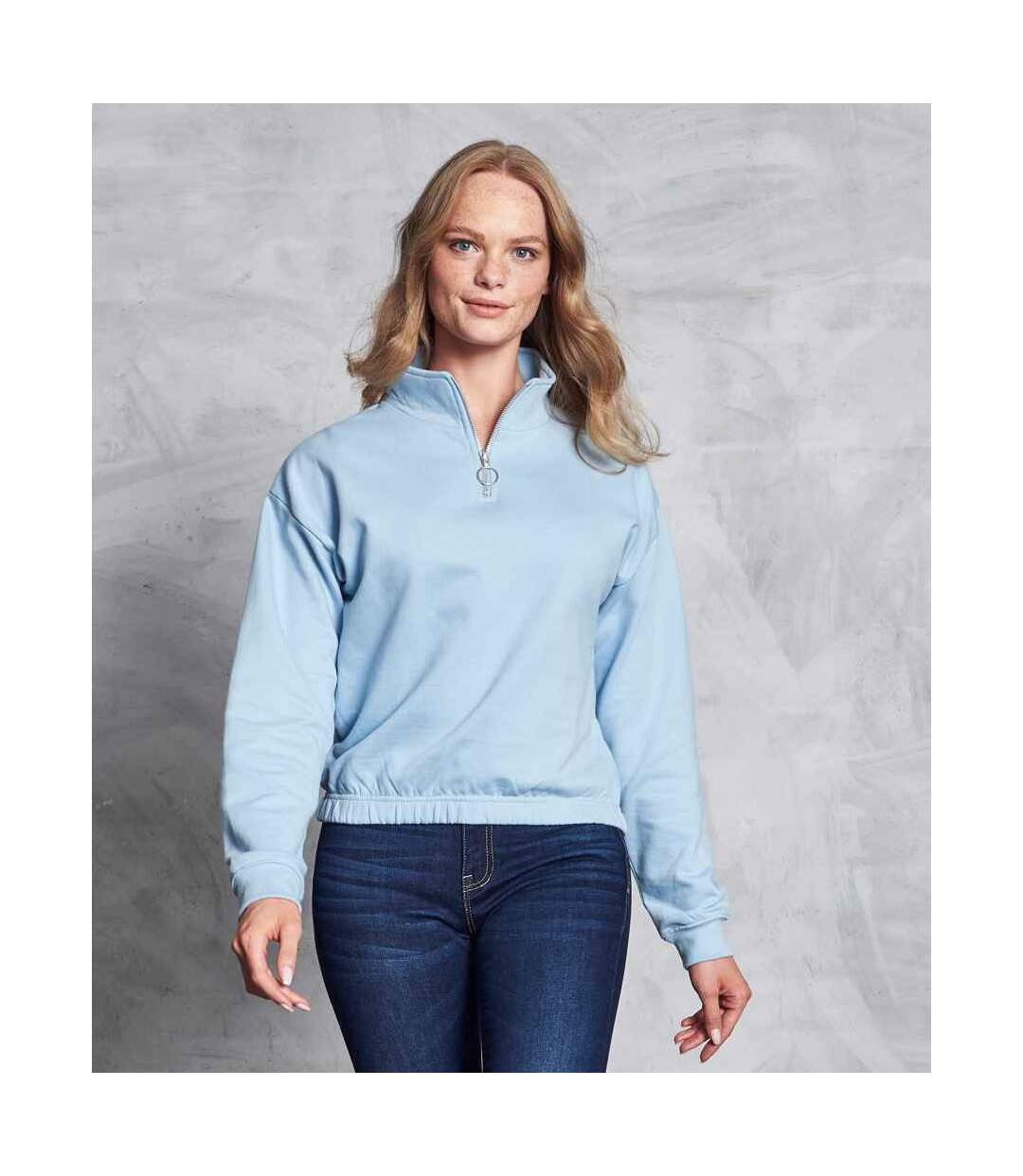 Sweat femme bleu ciel Awdis