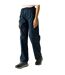 Womens/ladies Waterproof Straight Leg Over Trousers Midnight Regatta-2