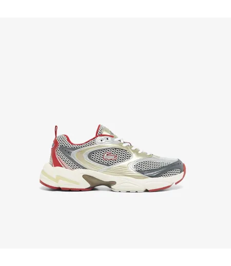 Mens Storm 96 2k Synthetic Leather Trainers Red Lacoste