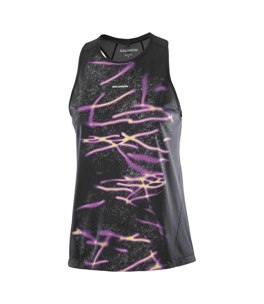 Débardeur Motif/style Imprimé Graphique Core Femme Noir Salomon-1