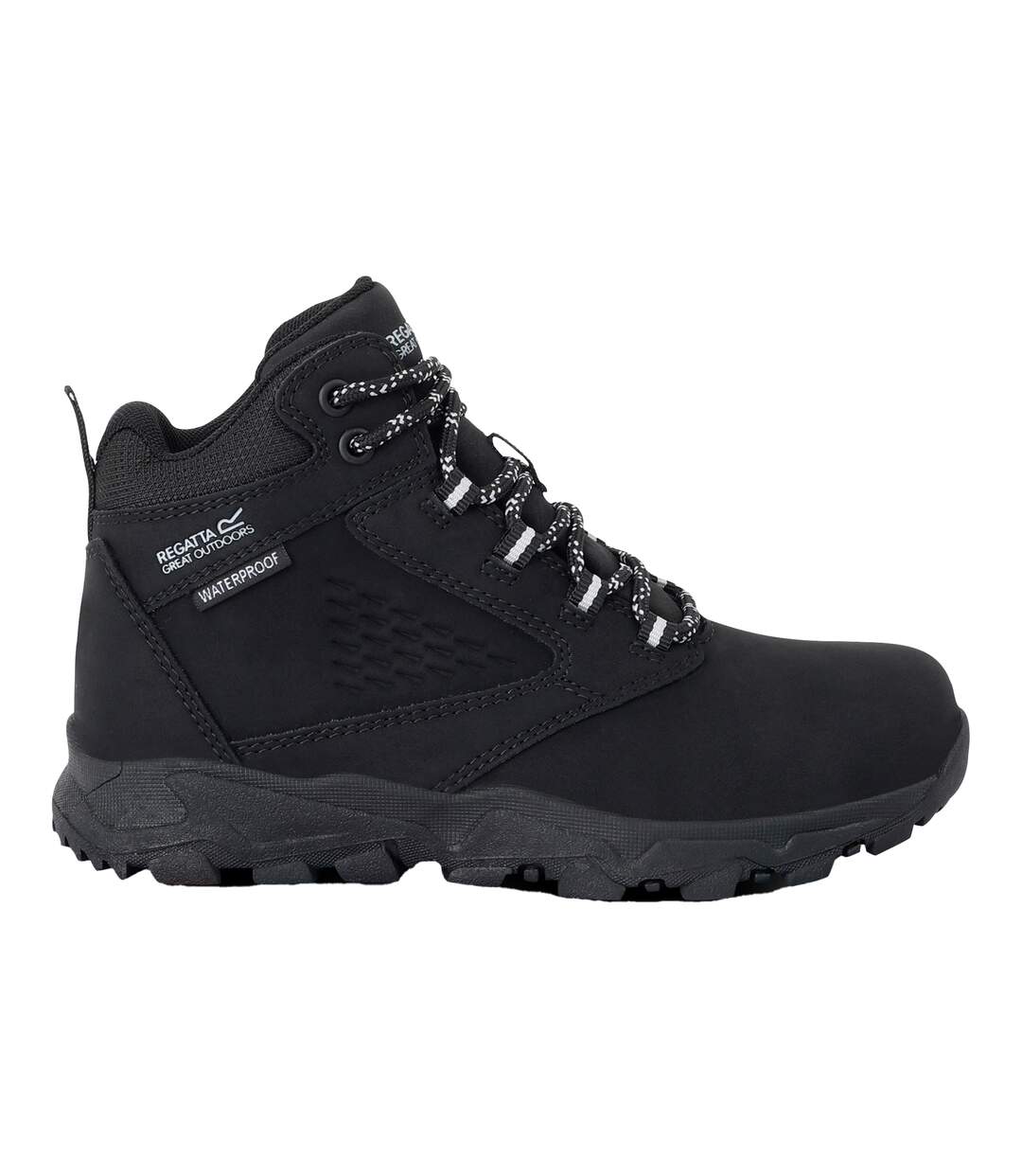 Childrens/kids Amble Walking Boots Black Regatta-4