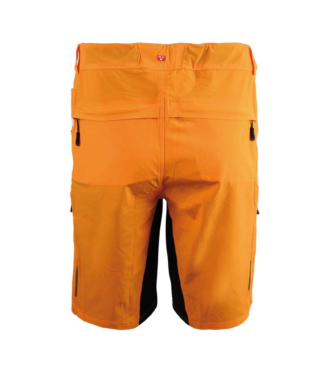 Mens Logo Baggy Cycling Shorts Orange Bicycle Line-2