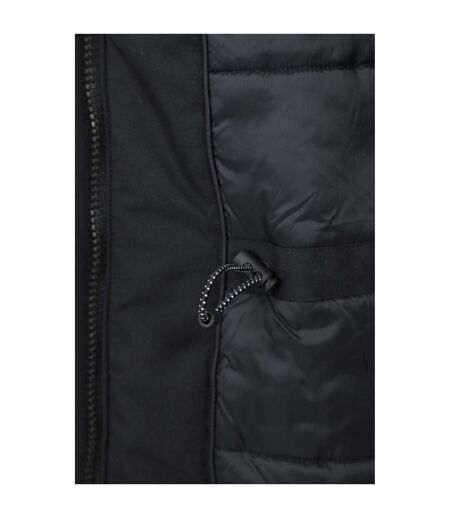 Womens/ladies Maple Waterproof Padded Jacket Black Mountain Warehouse