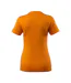 Womens/ladies Crossover Nice T-shirt Bright Orange Mascot-2